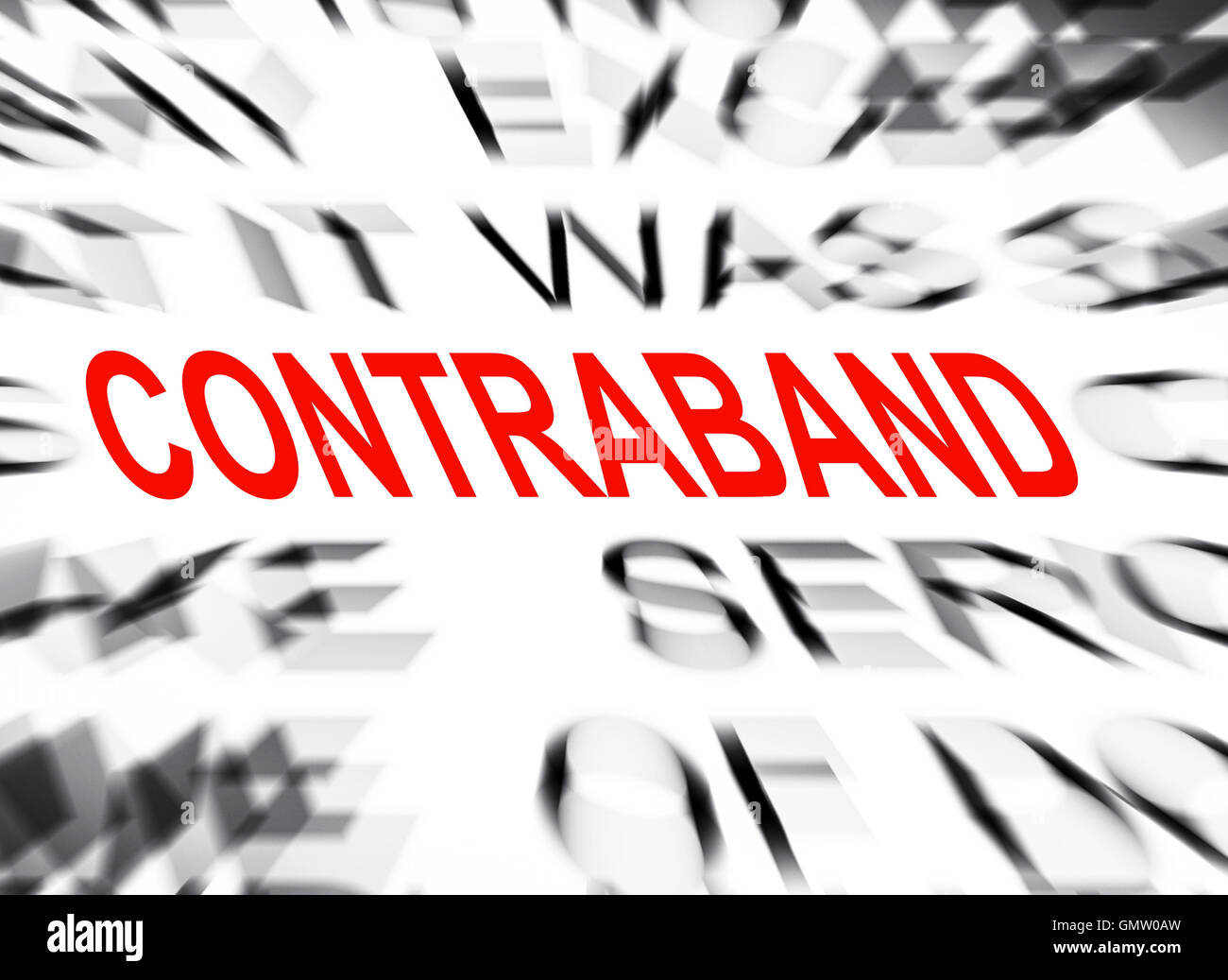 Contraband word hi-res stock photography and images - Alamy