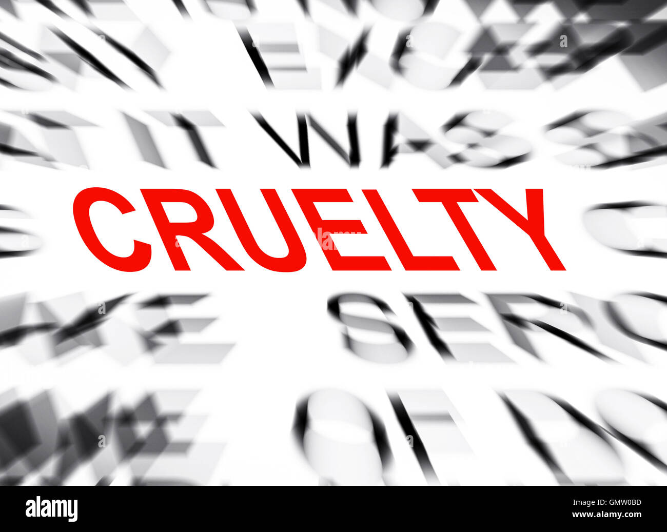 Cruelty text hi-res stock photography and images - Alamy
