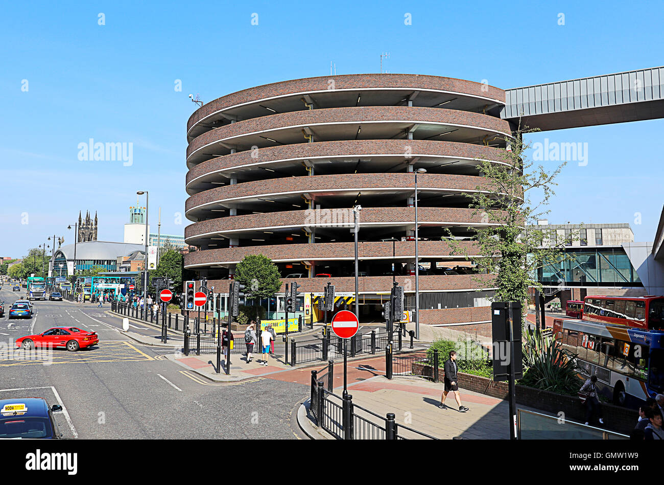 Car park helix form car park in newcastle city centre hires stock