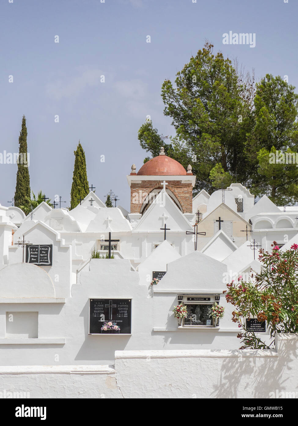 Cemetery Andalucia Spain Stock Photos & Cemetery Andalucia Spain Stock