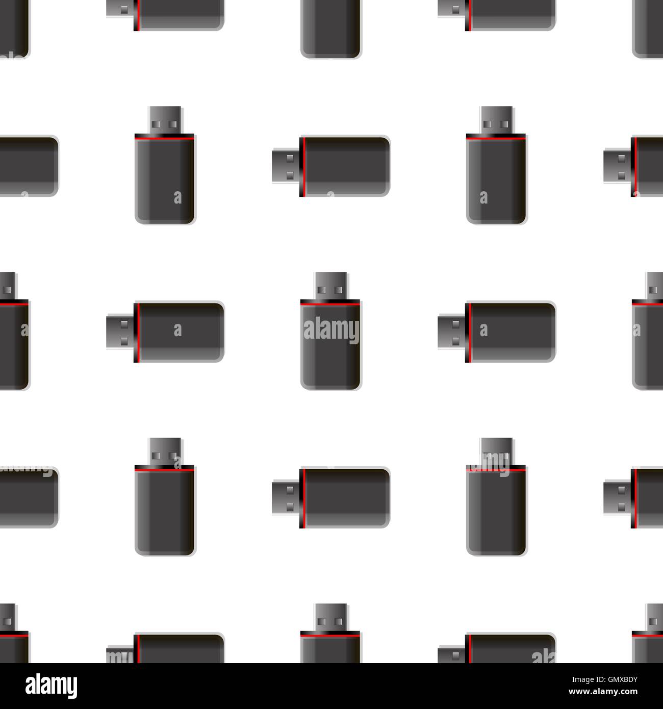Pen drive pattern Stock Vector Images - Alamy