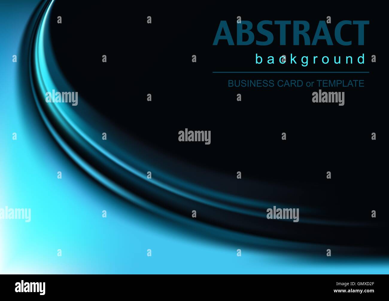 Abstract Background with Blue Effect Stock Vector