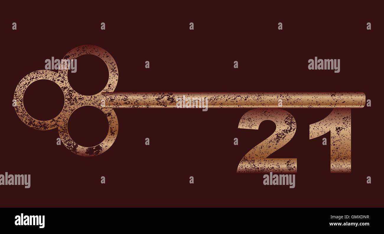 Dirty Copper 21 Key Stock Vector Image & Art Alamy