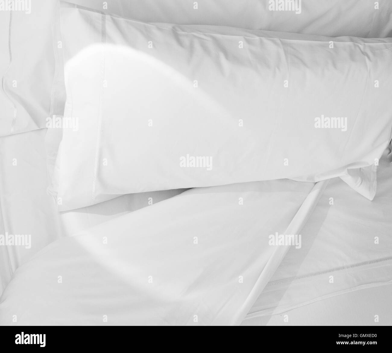 Sleeping sheets Black and White Stock Photos & Images Alamy
