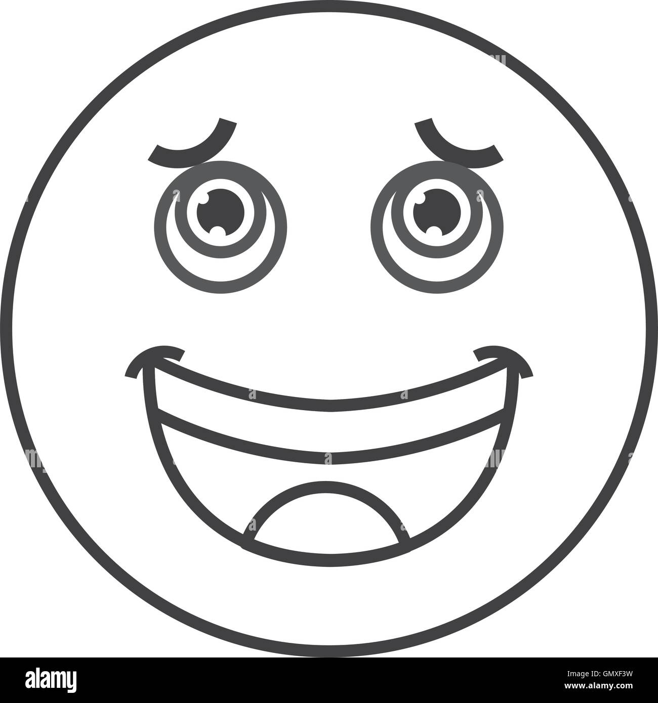 smile emoticon icon Stock Vector Image & Art - Alamy