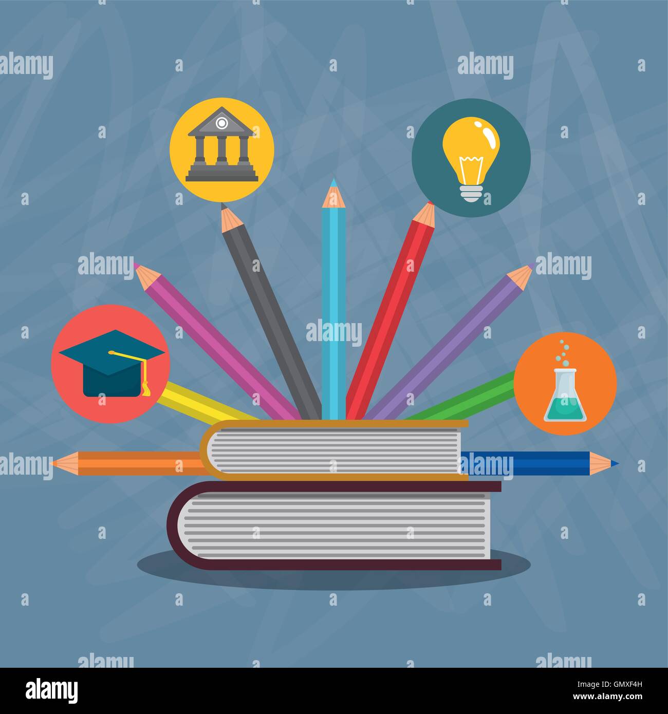 back to school icon set design Stock Vector Image & Art - Alamy