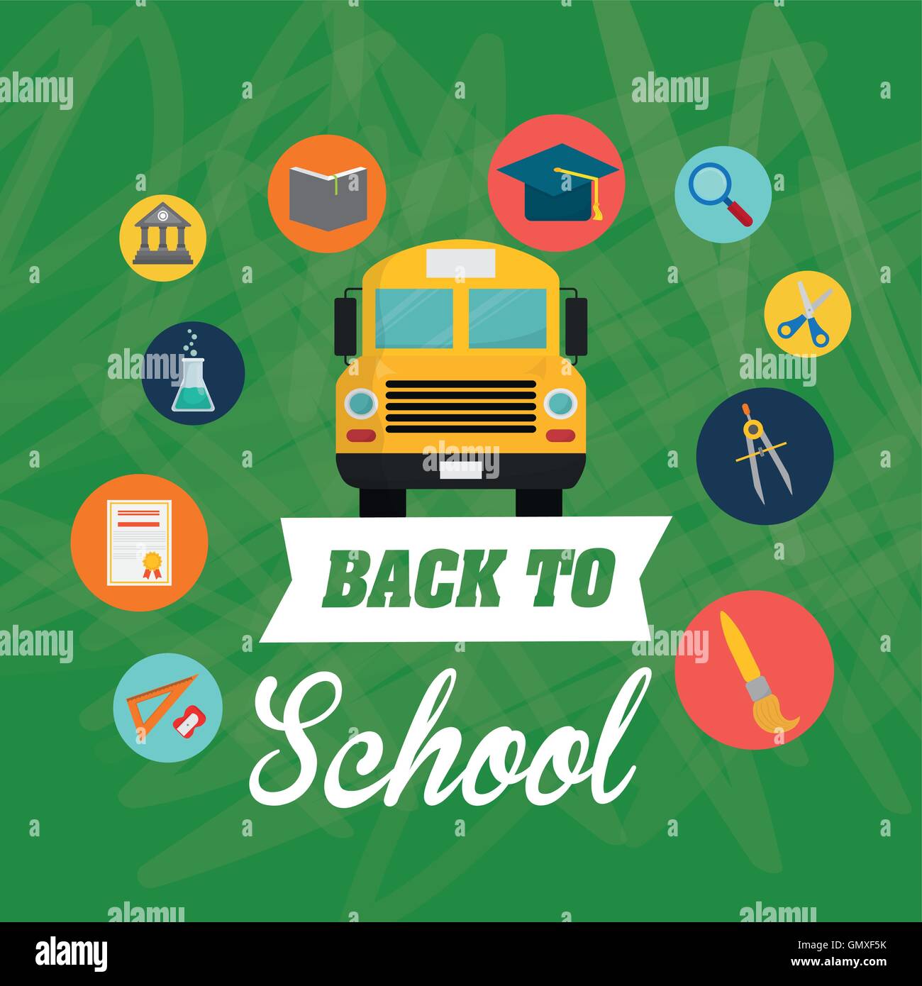 back to school icon set design Stock Vector Image & Art - Alamy