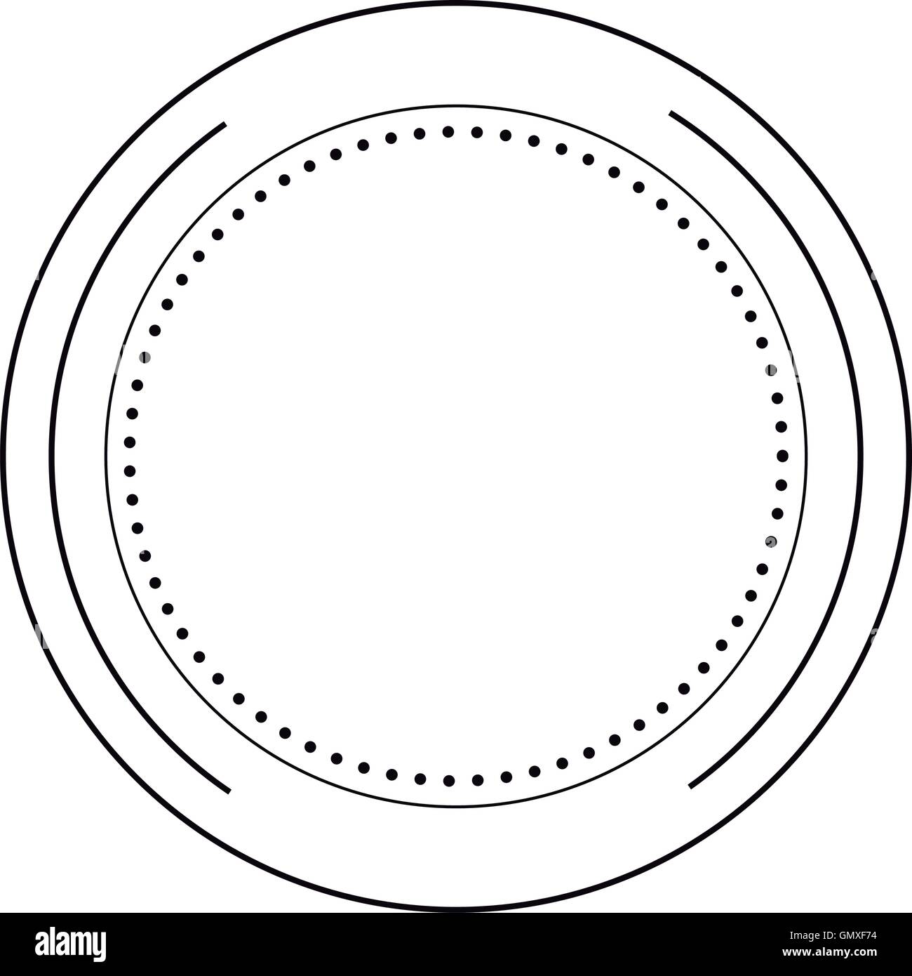 round badge icon Stock Vector Image & Art - Alamy