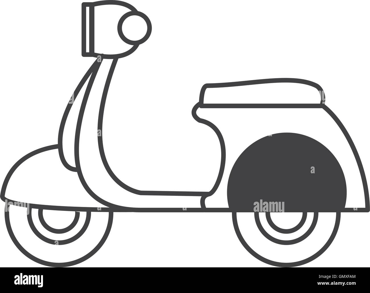 Lambretta scooter cut out hi-res stock photography and images - Alamy