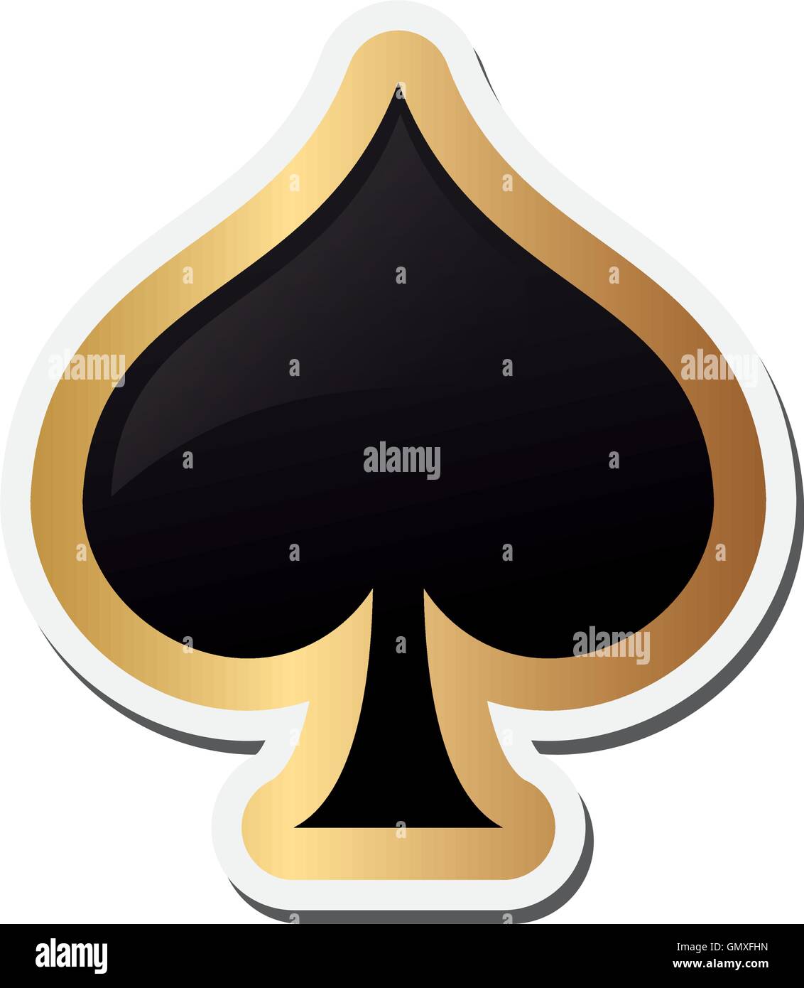 spade card icon Stock Vector Image & Art Alamy