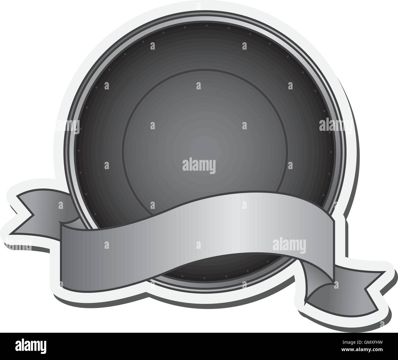 round badge icon Stock Vector Image & Art - Alamy