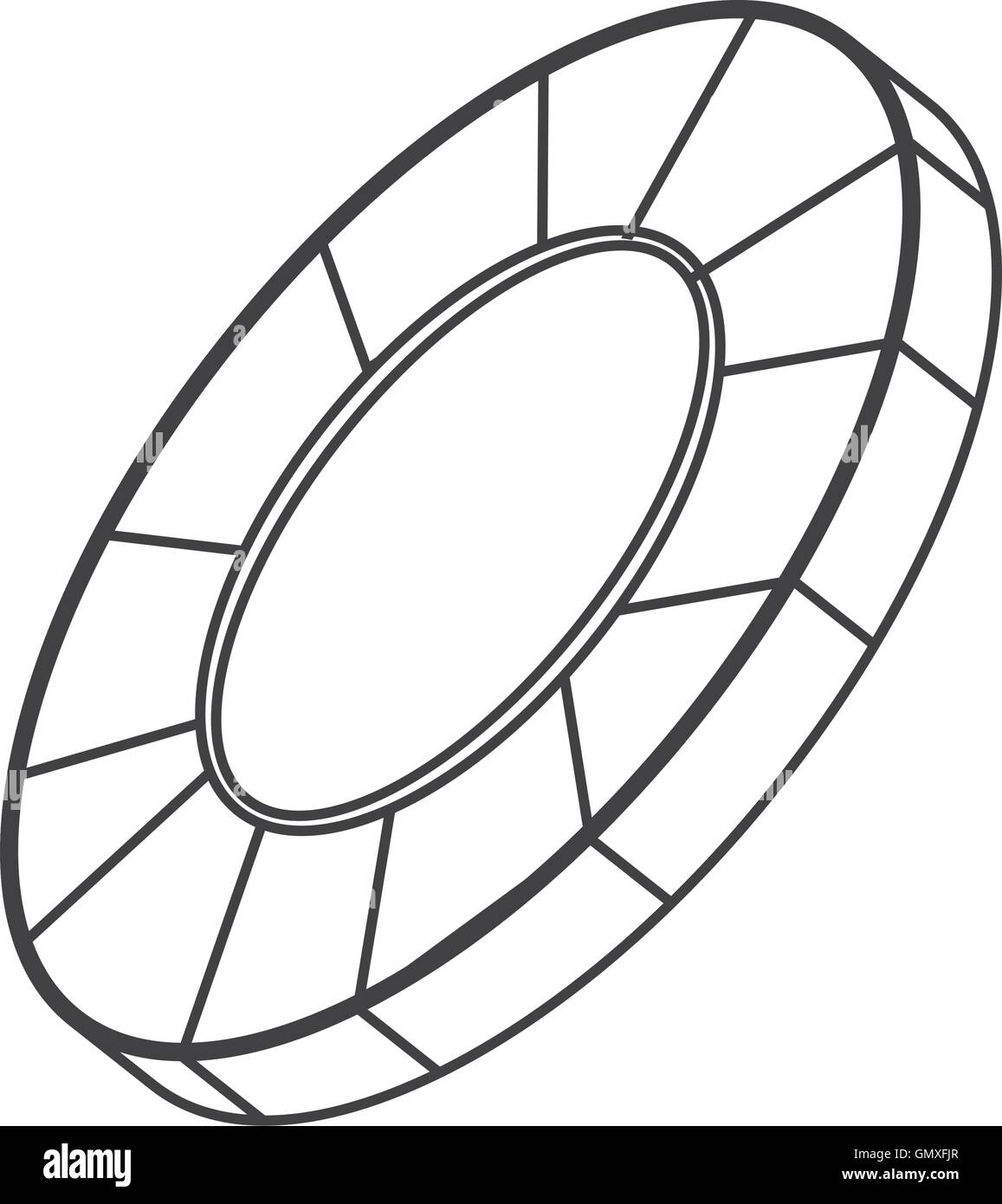 White poker chip Black and White Stock Photos & Images Alamy