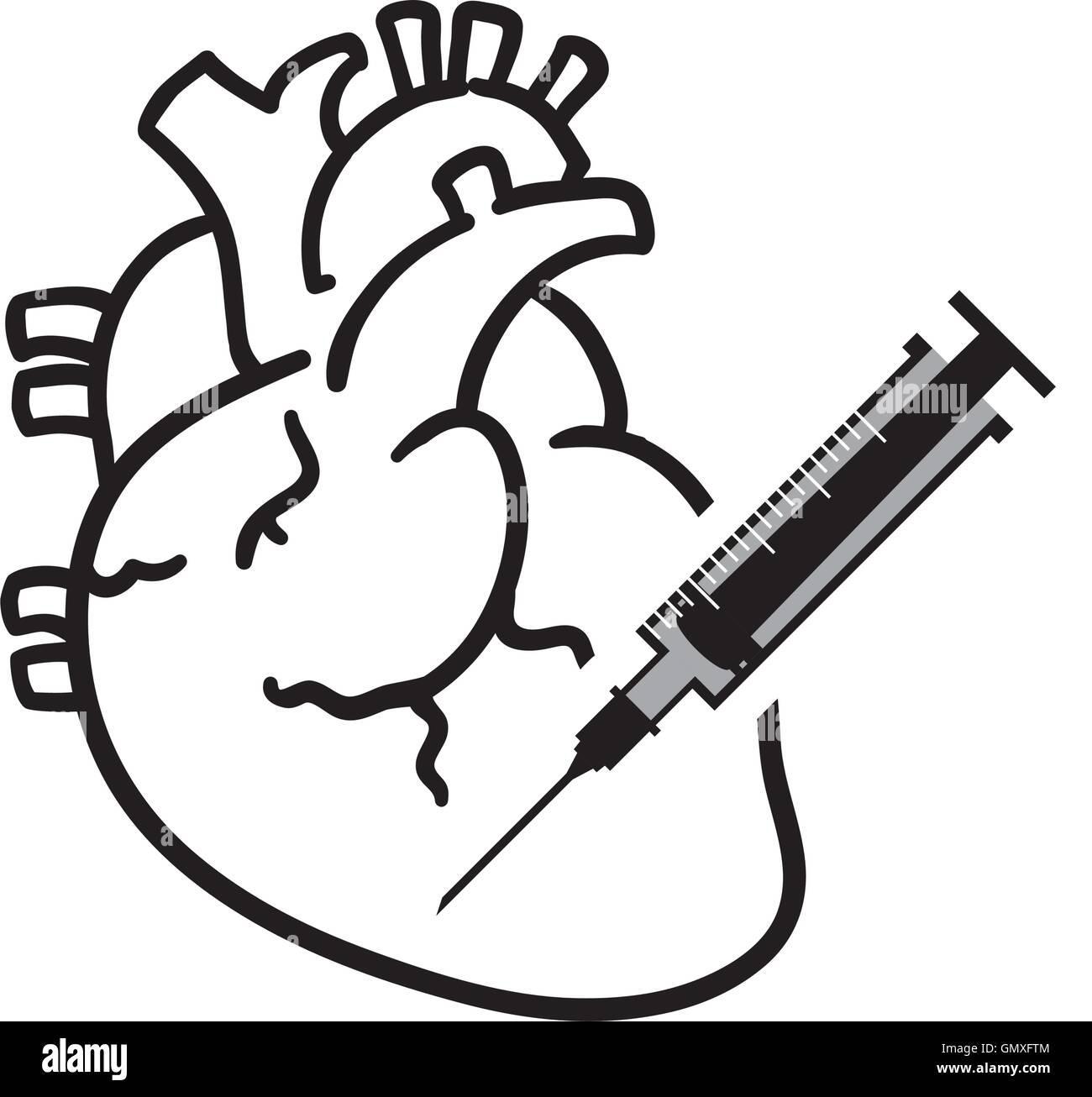 heart medical care design Stock Vector Image & Art - Alamy