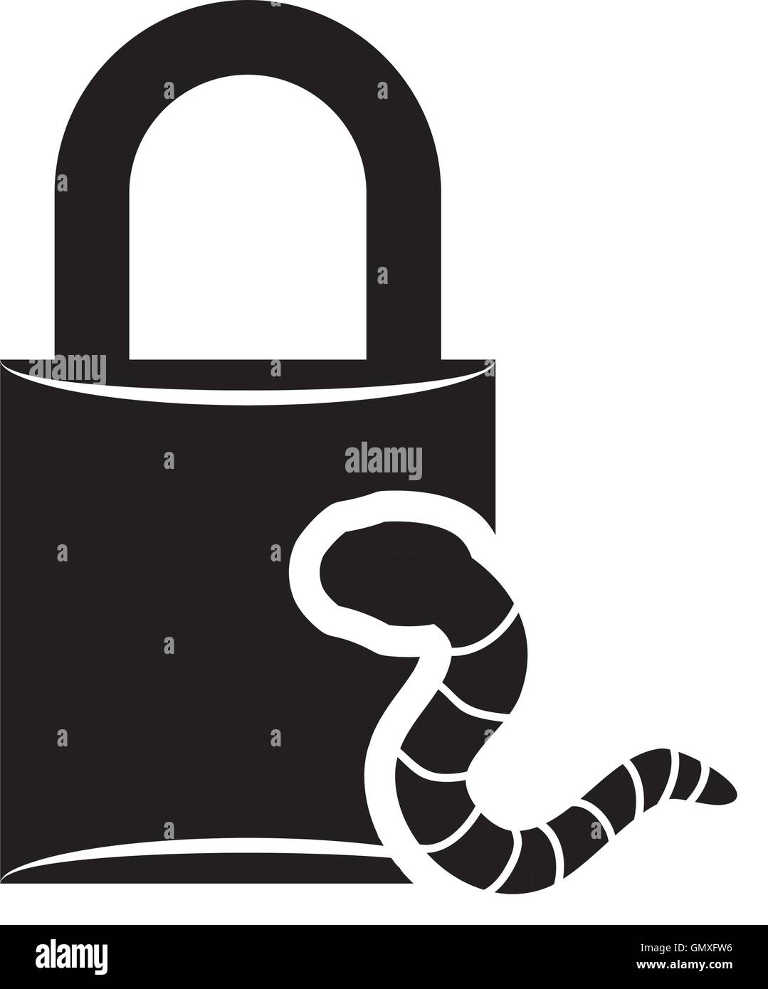padlock security system design Stock Vector Image & Art - Alamy
