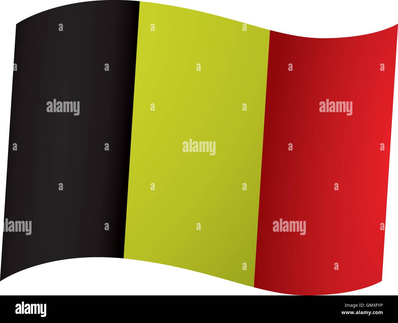 Isolated flag of Belgium, Vector illustration Stock Vector Image & Art ...