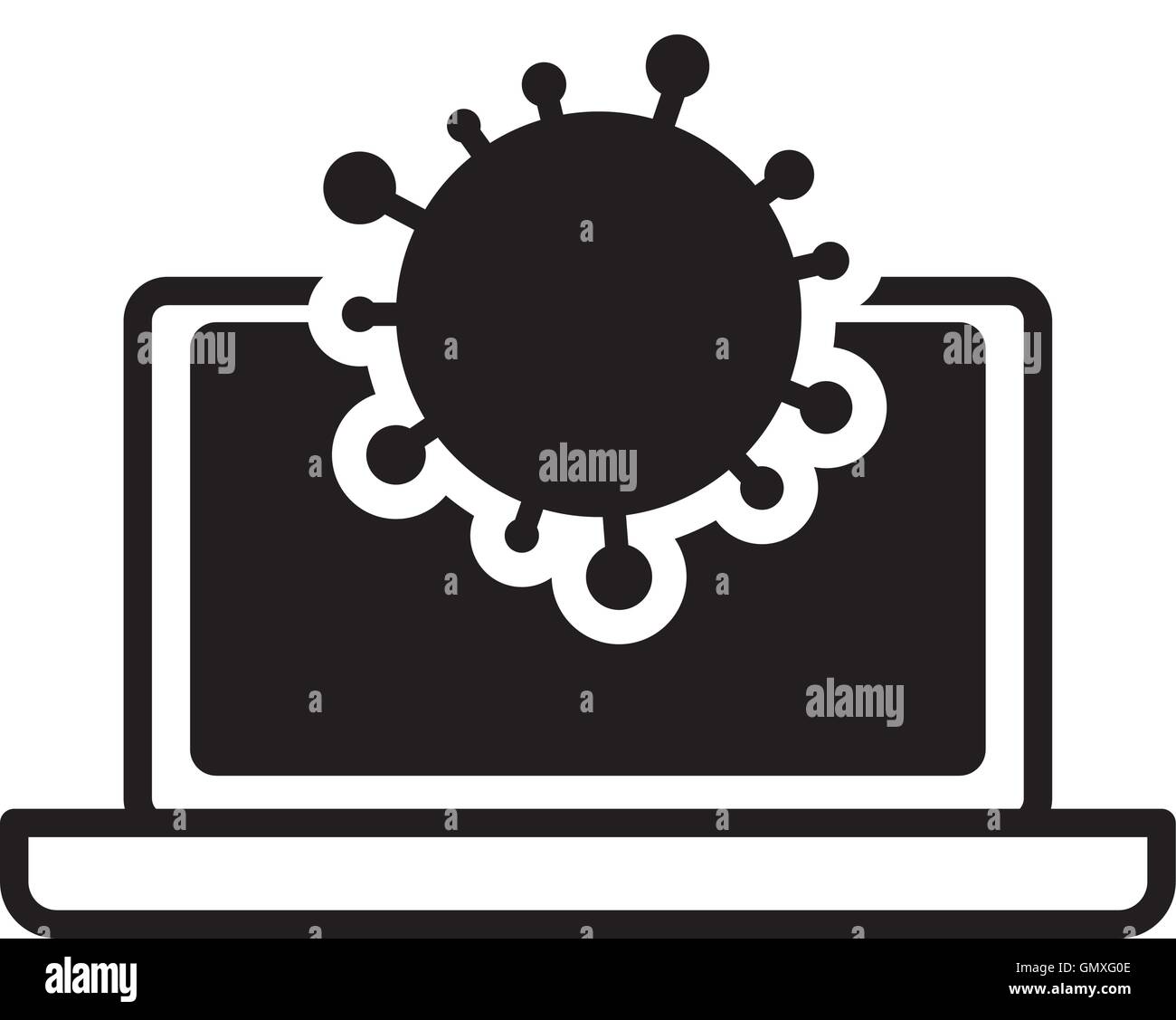 laptop security system design Stock Vector Image & Art - Alamy