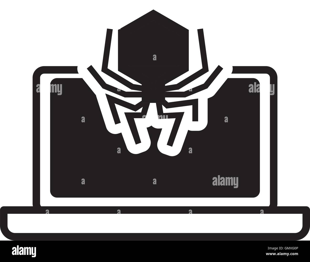 laptop security system design Stock Vector Image & Art - Alamy