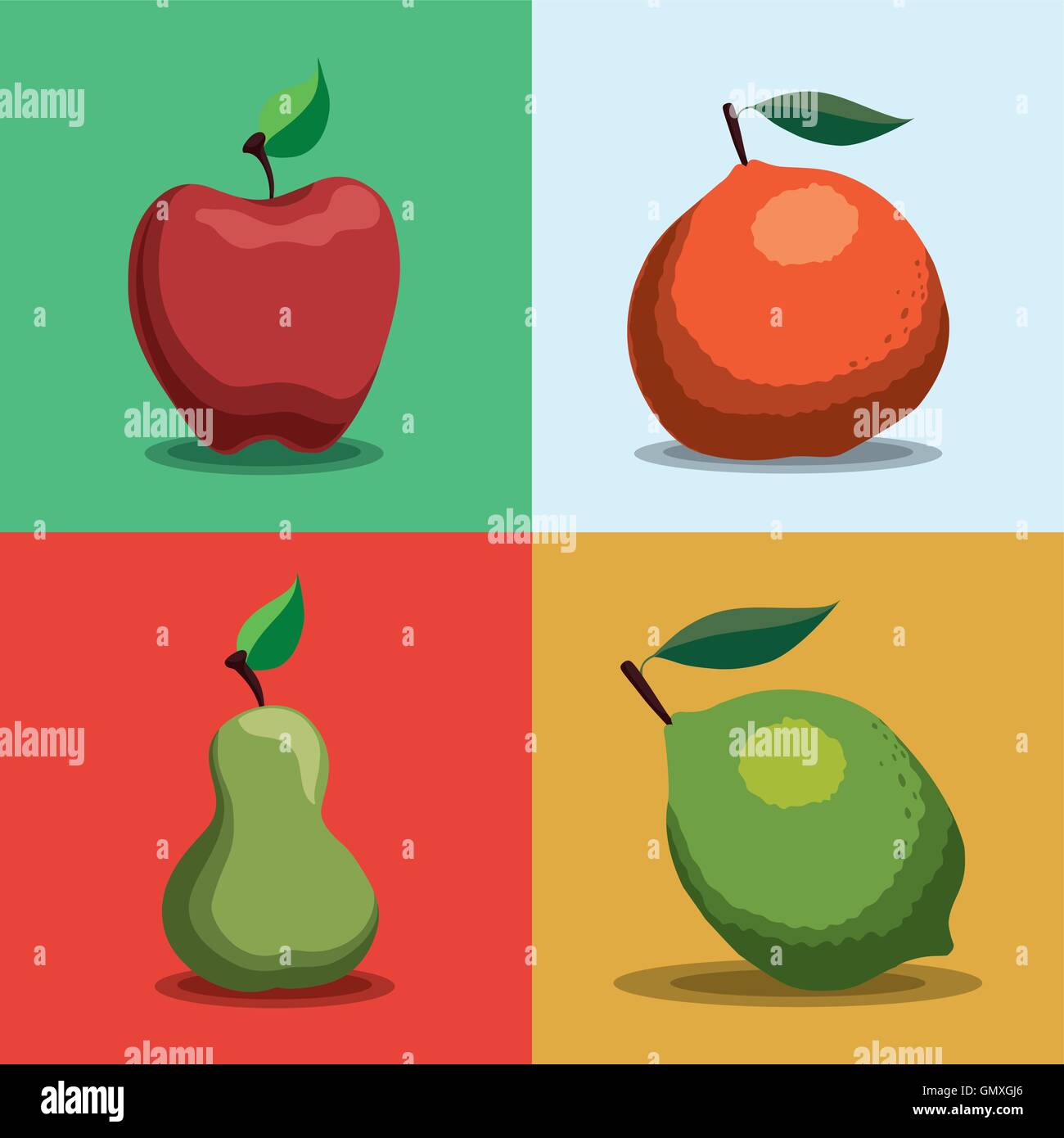 healthy and organic food design Stock Vector Image & Art - Alamy