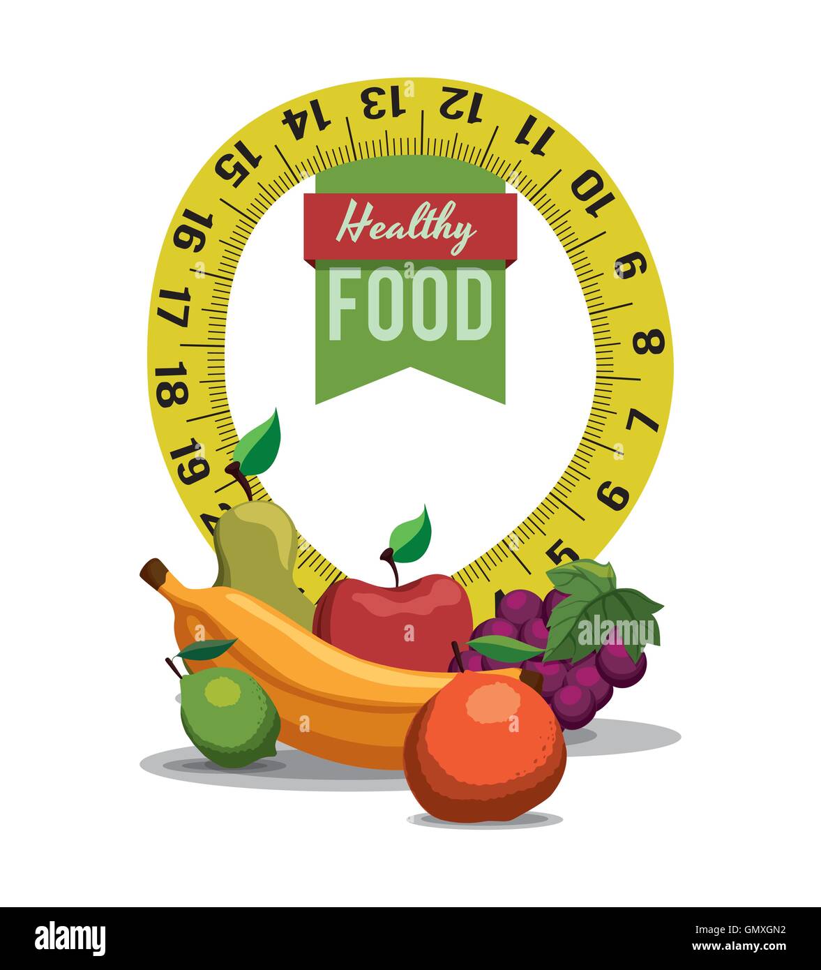 healthy and organic food design Stock Vector Image & Art - Alamy