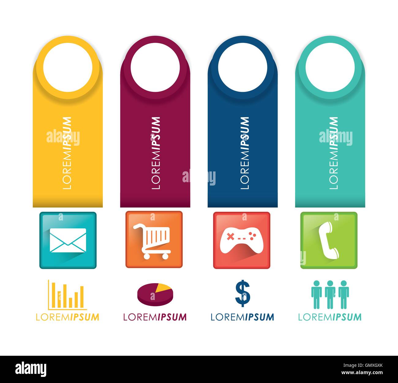 infographic mobile apps design Stock Vector Image & Art - Alamy