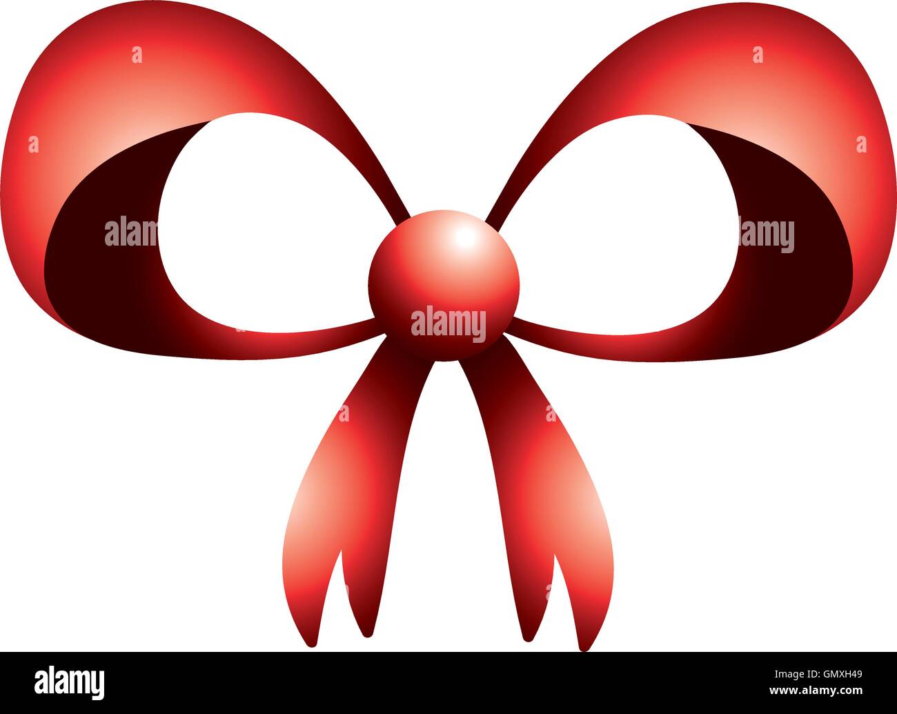 bowtie ribbon gift design Stock Vector Image & Art Alamy