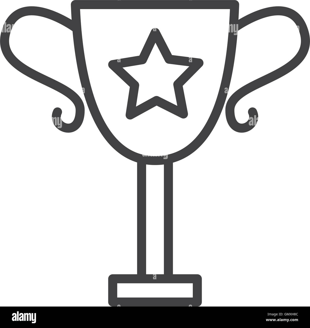 trophy award isolated icon Stock Vector Image & Art - Alamy