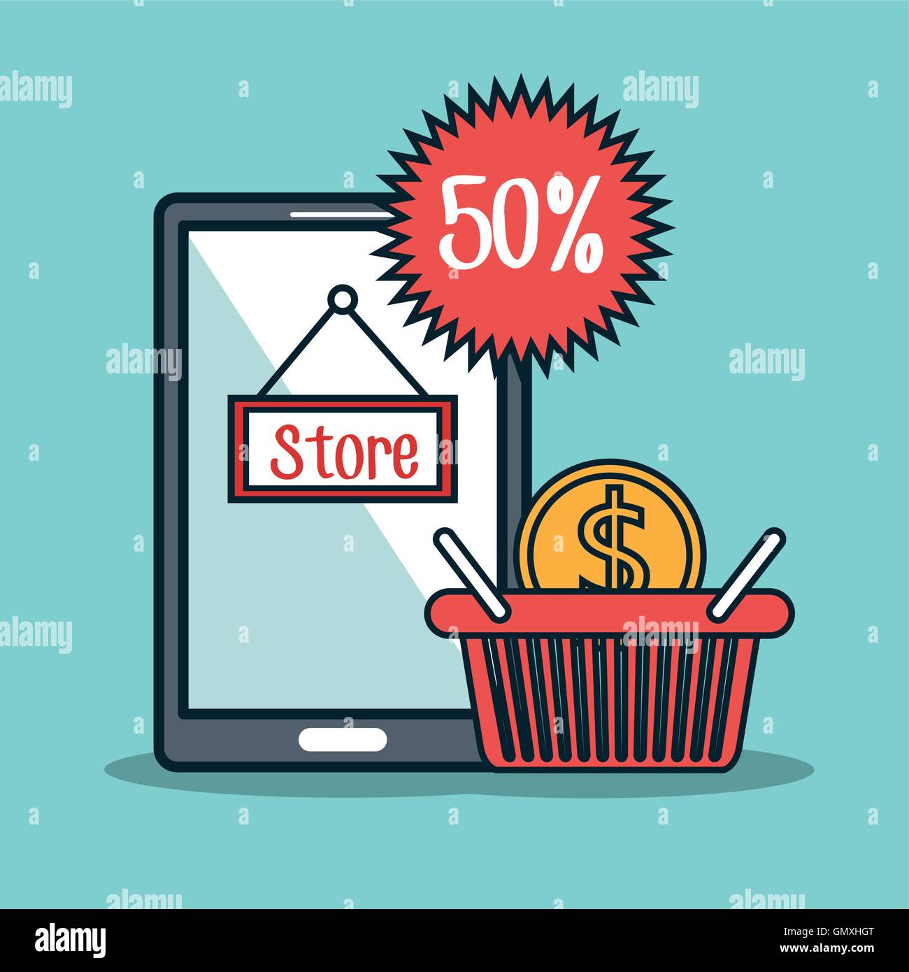 electronic commerce marketing icon Stock Vector Image & Art - Alamy