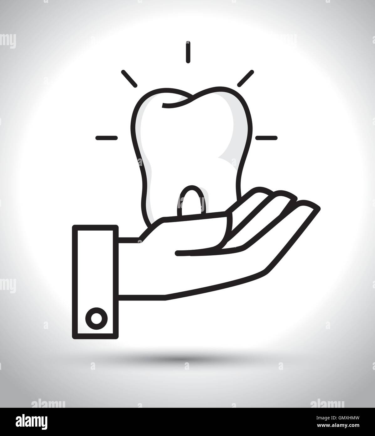 tooth human seal icon Stock Vector Image & Art - Alamy