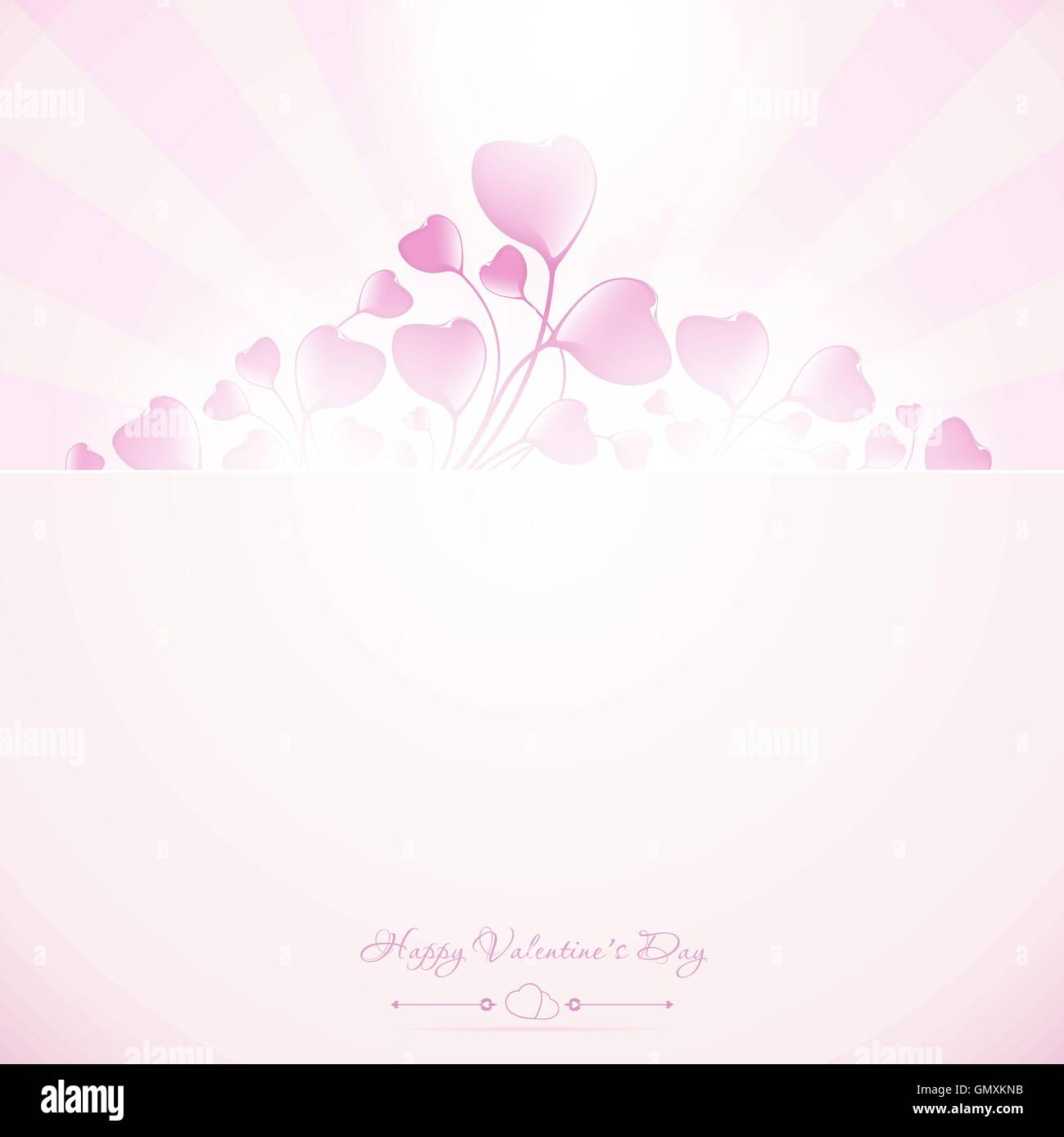 Valentines Day Greeting Card Stock Vector Image & Art - Alamy