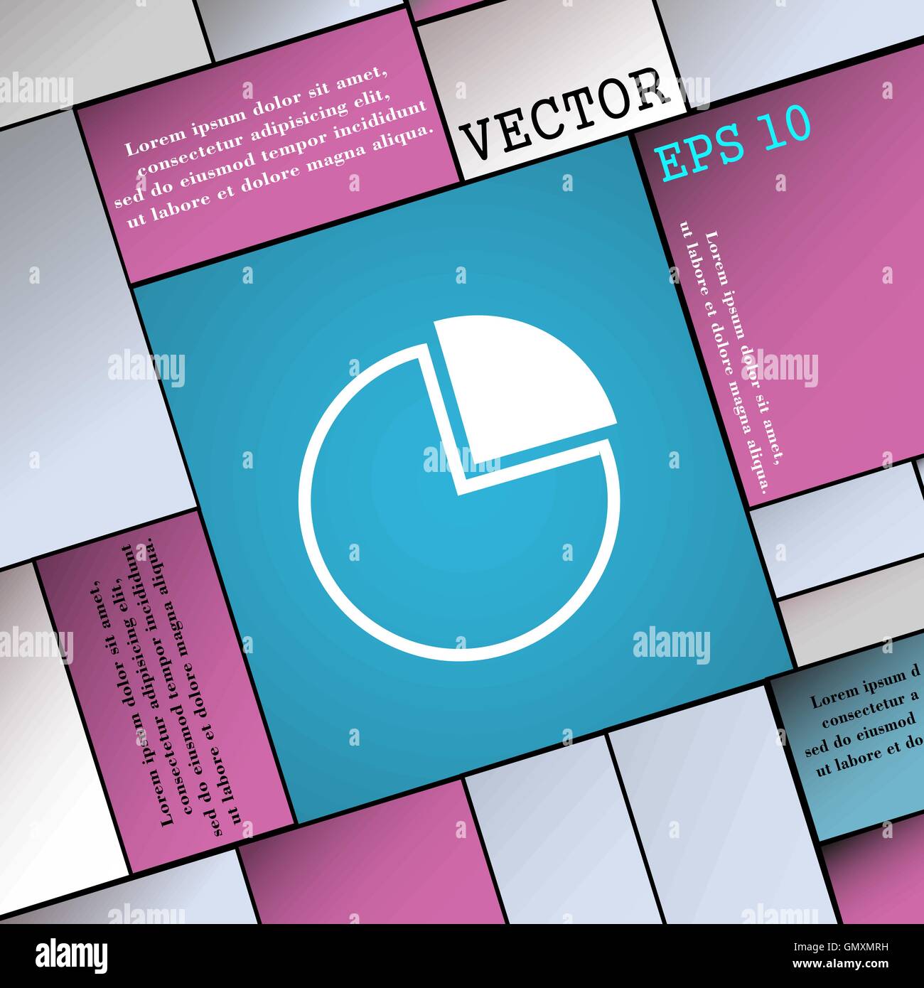 Infographic icon sign. Modern flat style for your design. Vector Stock ...