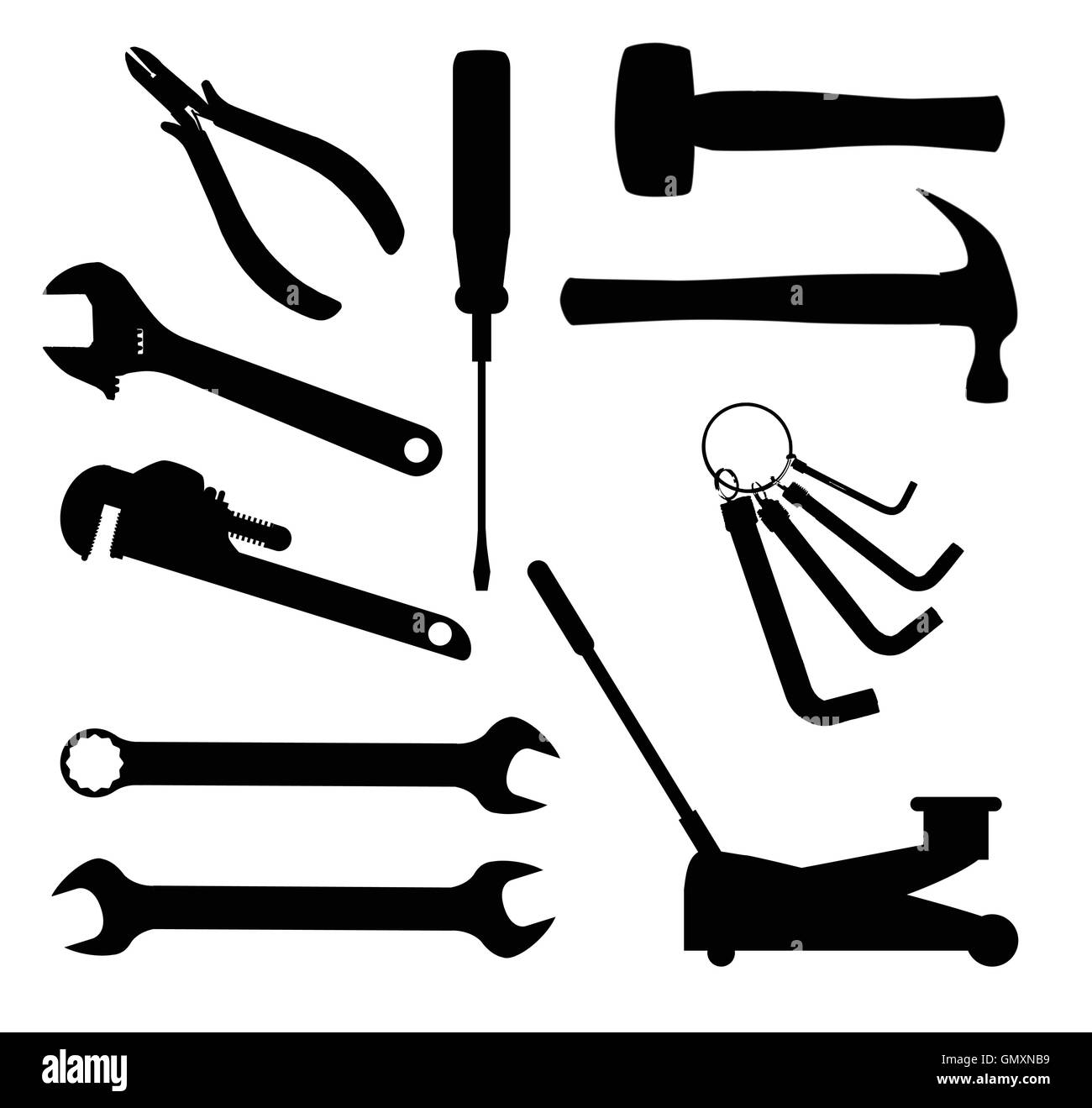 Motor Mechanics Tools Stock Vector Image & Art - Alamy