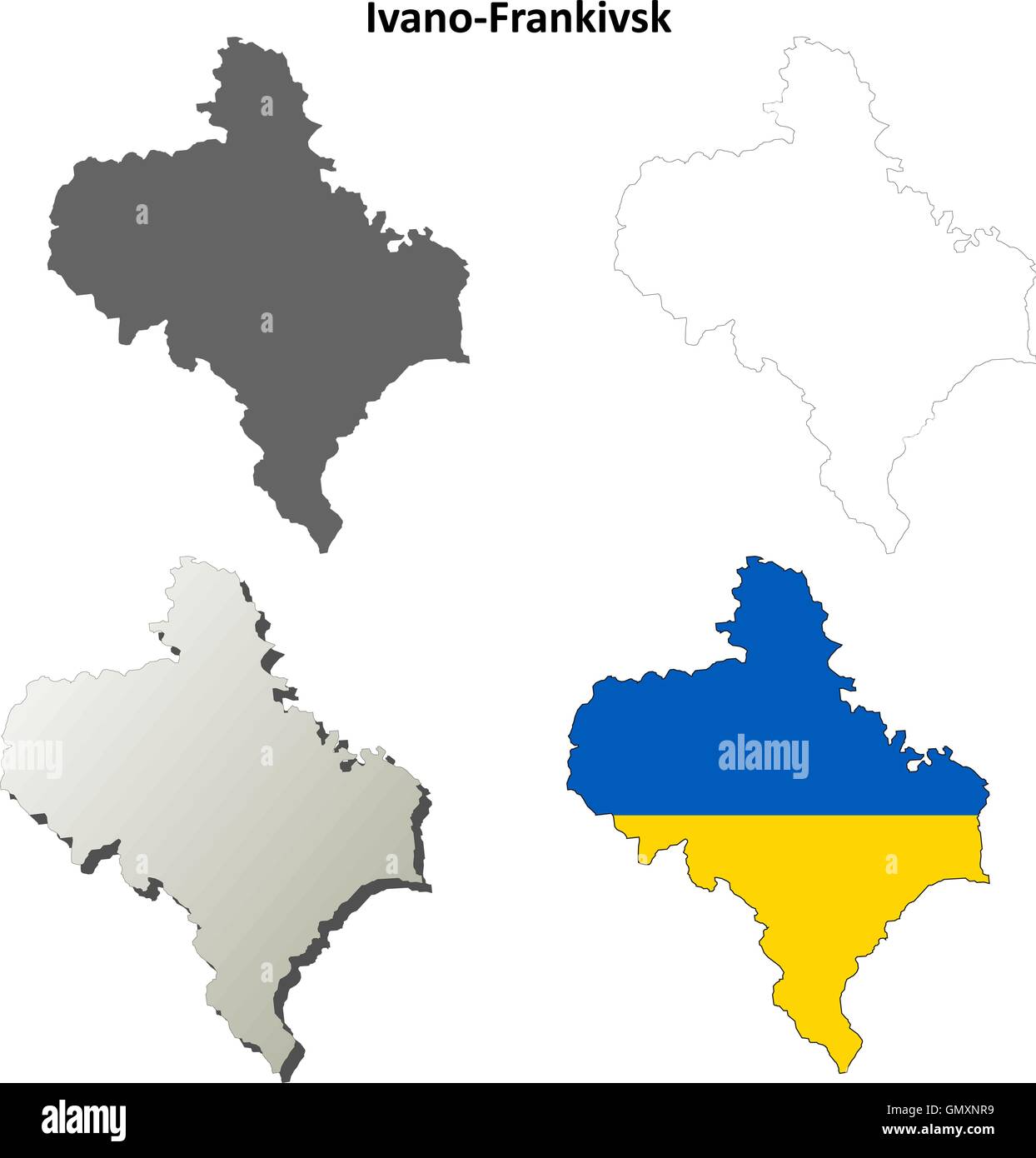 Ivano frankivsk map hi-res stock photography and images - Alamy