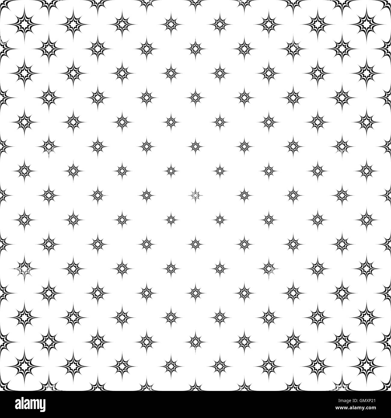Seamless monochrome star pattern Stock Vector Image & Art - Alamy
