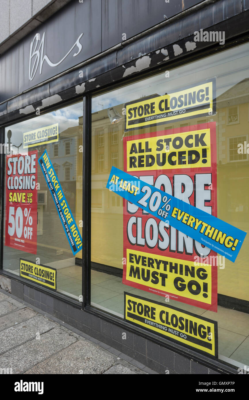 Bhs closures hi-res stock photography and images - Alamy
