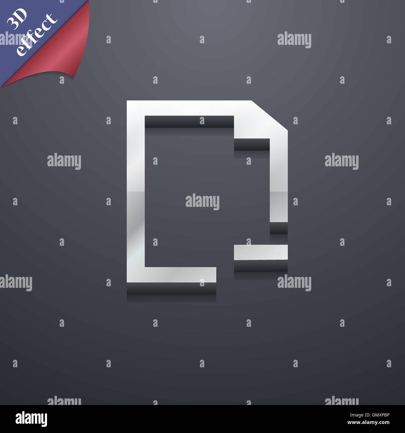 Remove Folder icon symbol. 3D style. Trendy, modern design with space ...