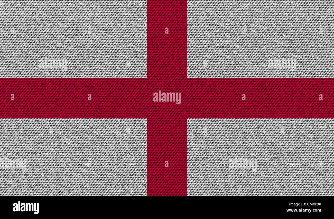 Flags England on denim texture. Vector Stock Vector Image & Art - Alamy