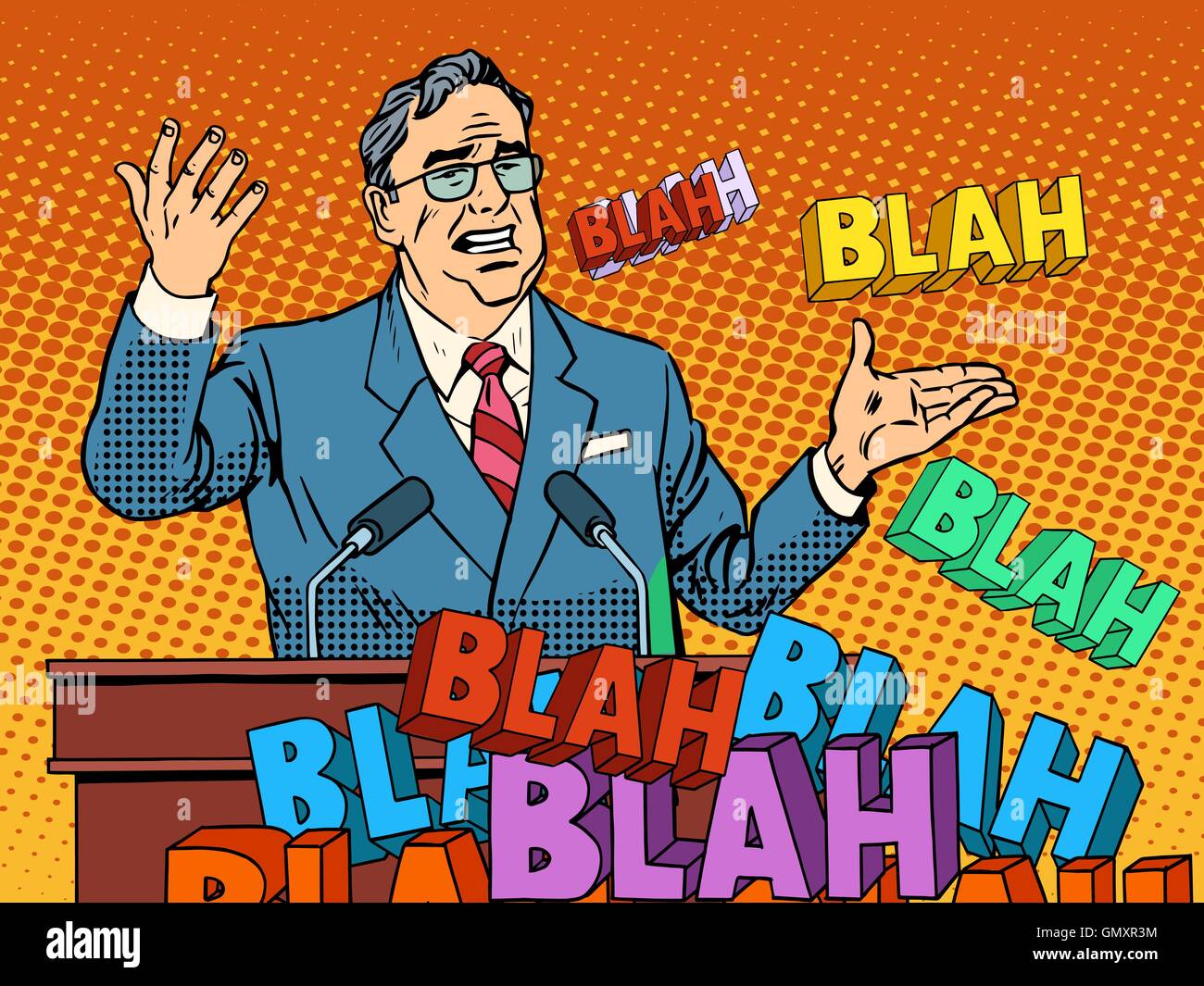 Politician speaking Stock Vector Images - Alamy