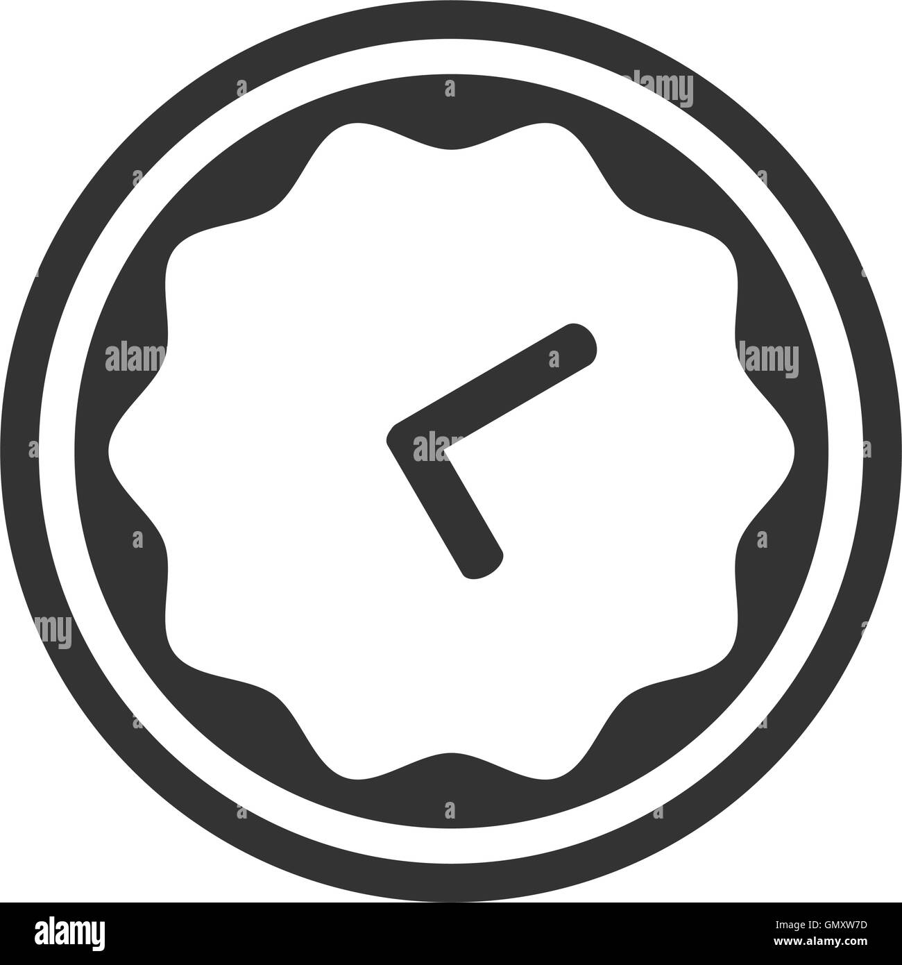 Isolated chronometer design Black and White Stock Photos & Images - Alamy