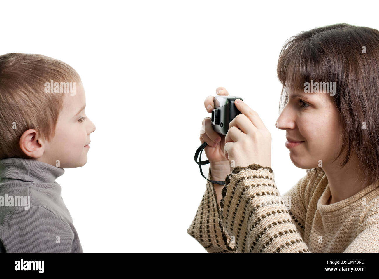 Child posing for photograph hi-res stock photography and images - Alamy