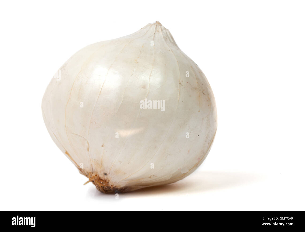 Single white onion isolated Stock Photo Alamy