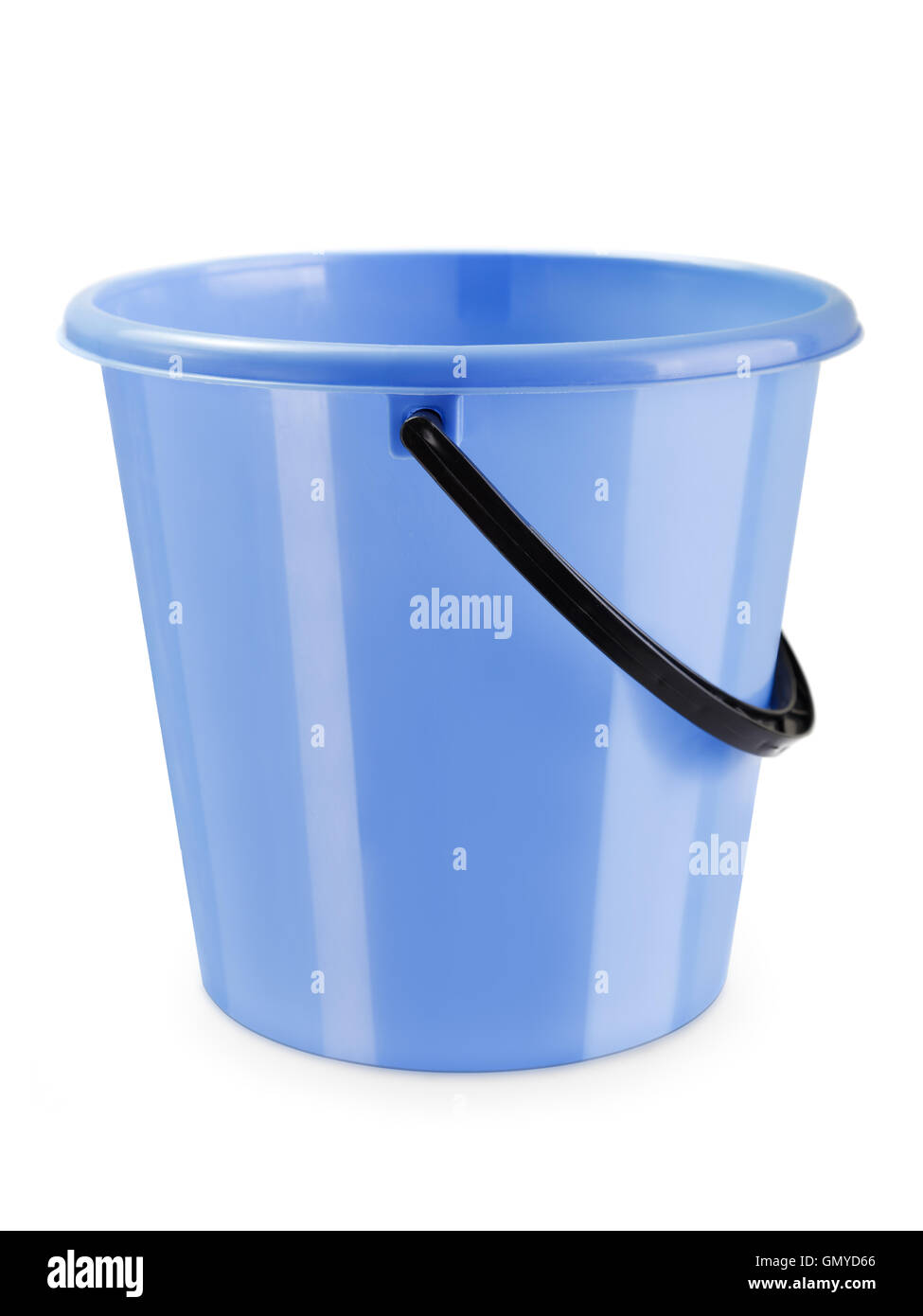 Empty bucket isolated Stock Photo Alamy