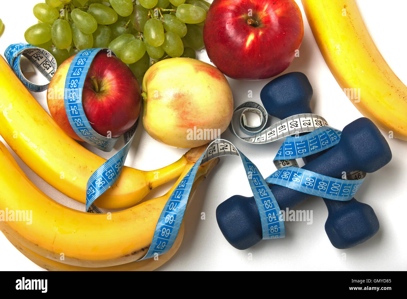 Healthy food sport equipment hi-res stock photography and images - Alamy
