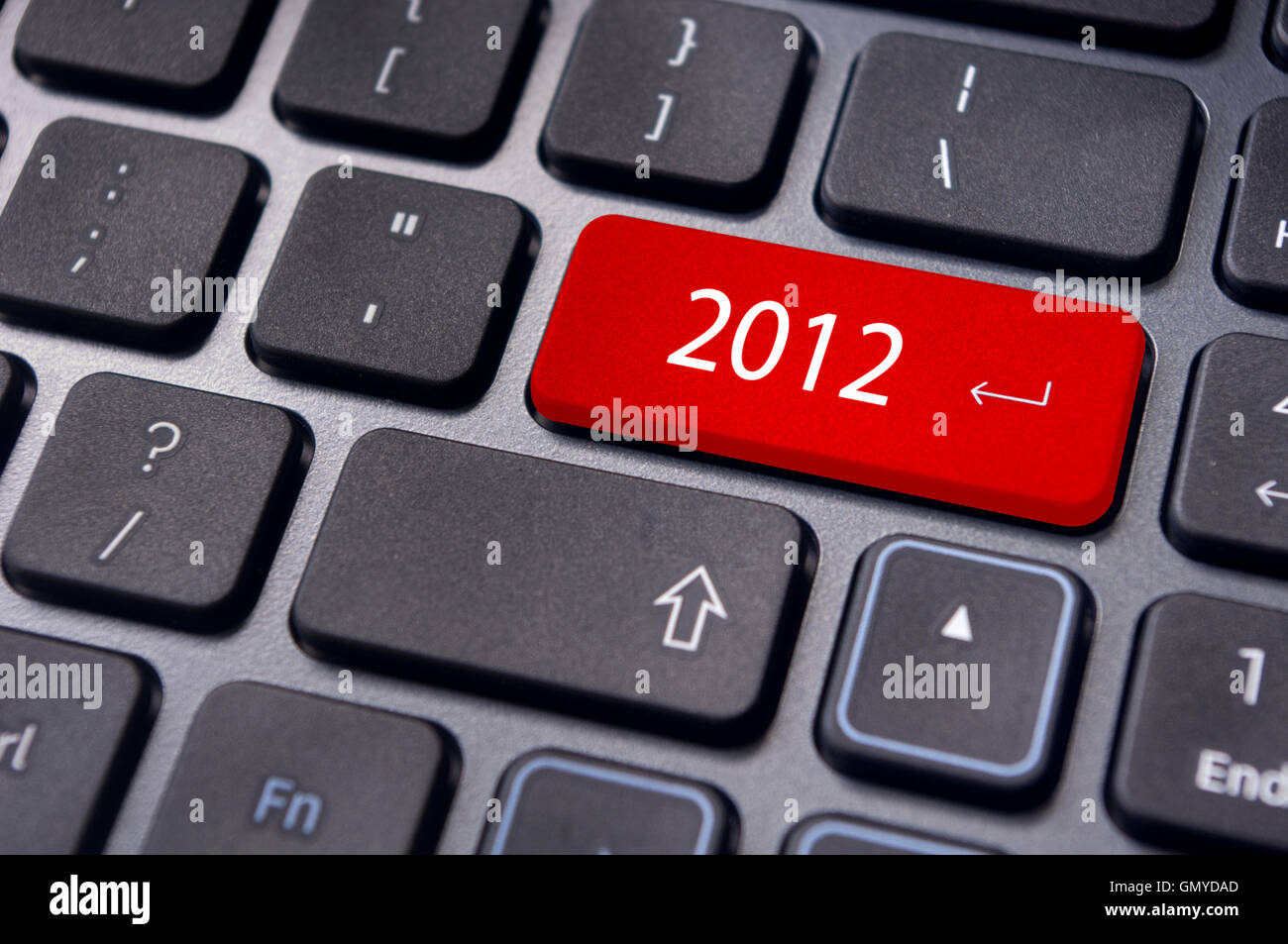 new year 2012, keyboard concepts Stock Photo