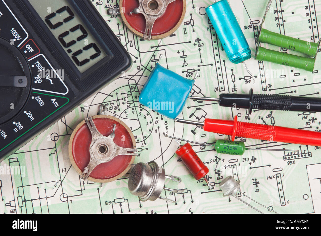 Vintage radio components hi-res stock photography and images - Alamy