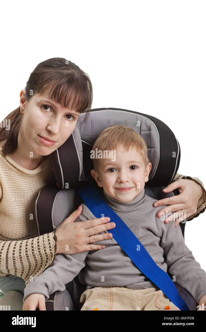 Safety car seat Stock Photo