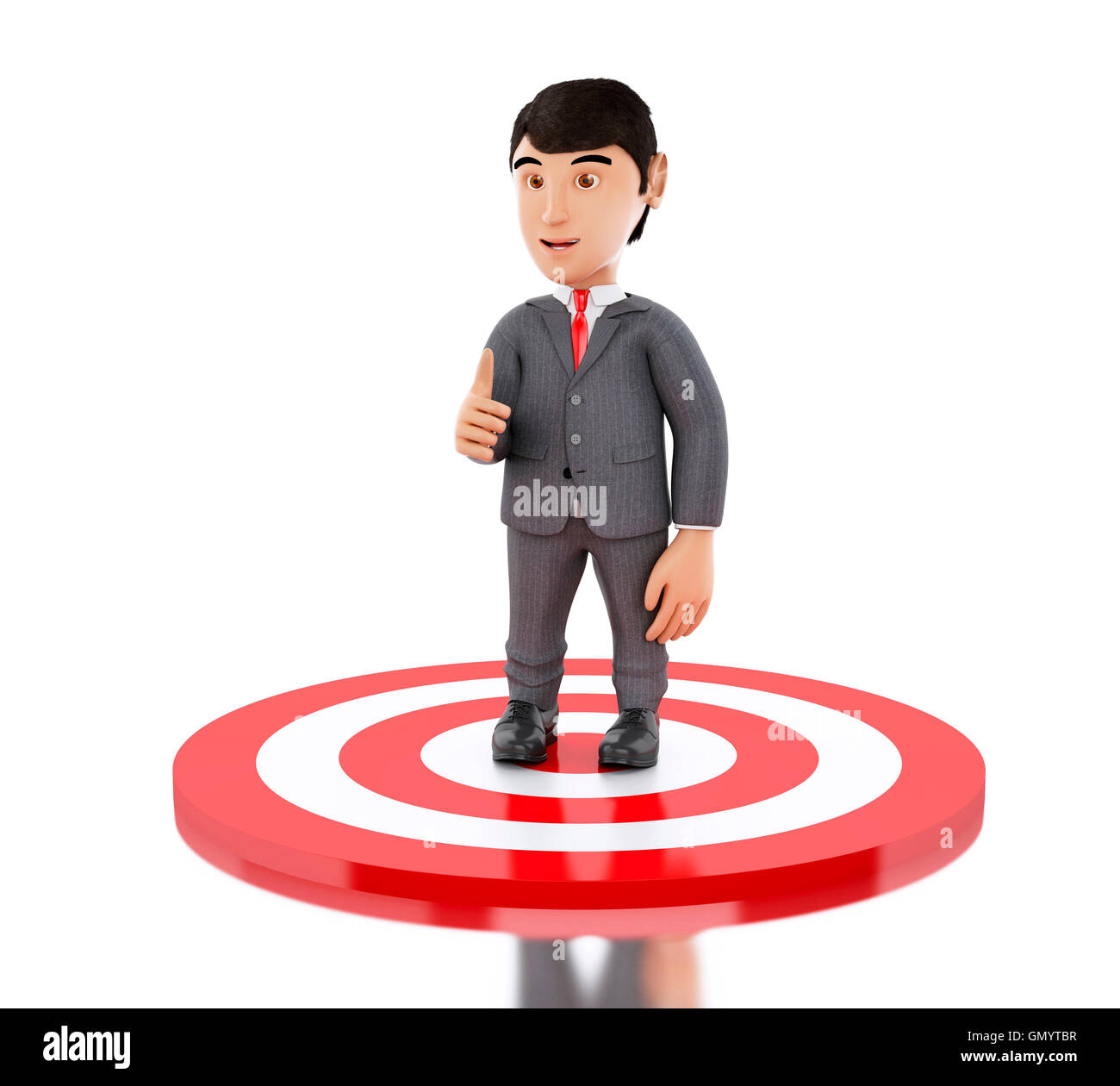 https://c8.alamy.com/comp/GMYTBR/3d-illustration-businessman-showing-thumb-up-standing-on-target-business-GMYTBR.jpg