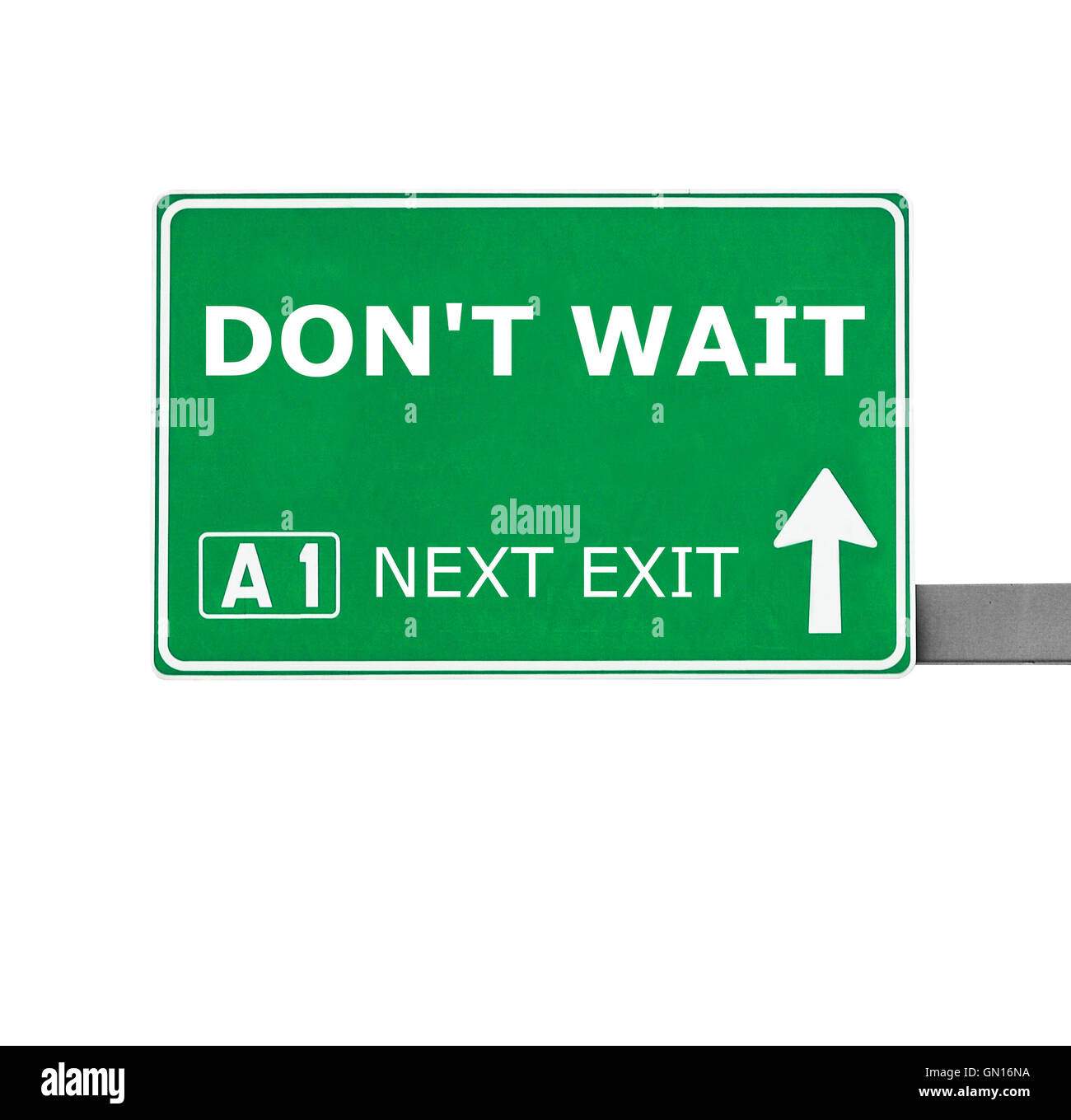 Dont wait Cut Out Stock Images & Pictures - Alamy