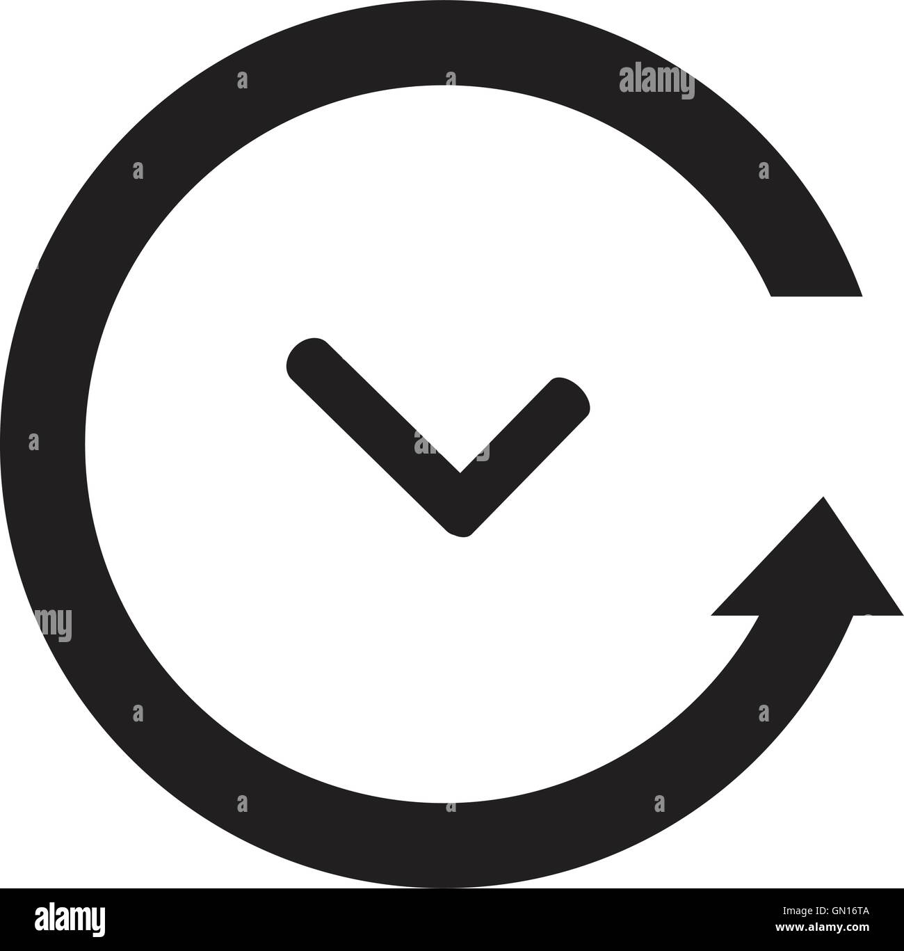 vector black clocks icons Stock Vector Image & Art - Alamy