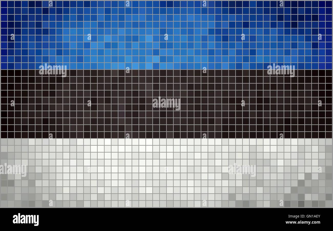 Mosaic flag of Estonia Stock Vector Image & Art Alamy