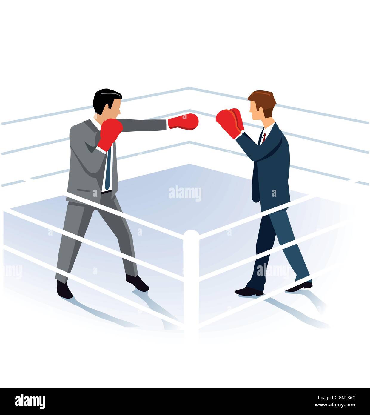 Boxing performance Stock Vector Images Alamy